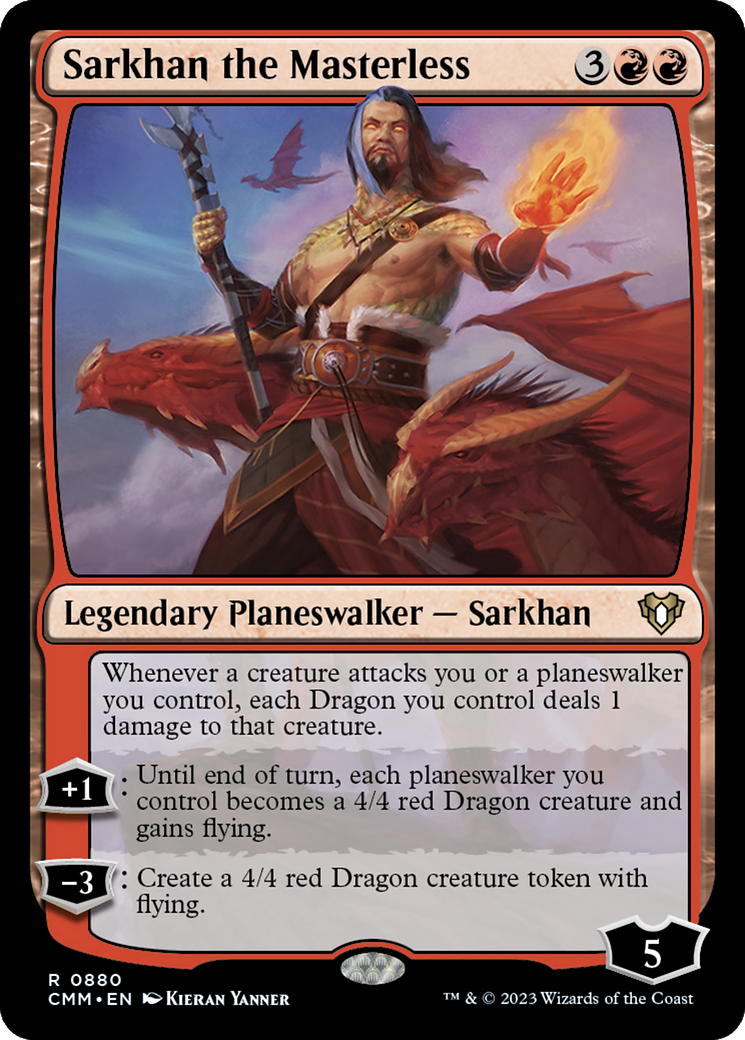 Sarkhan the Masterless [Commander Masters] - Destination Retro