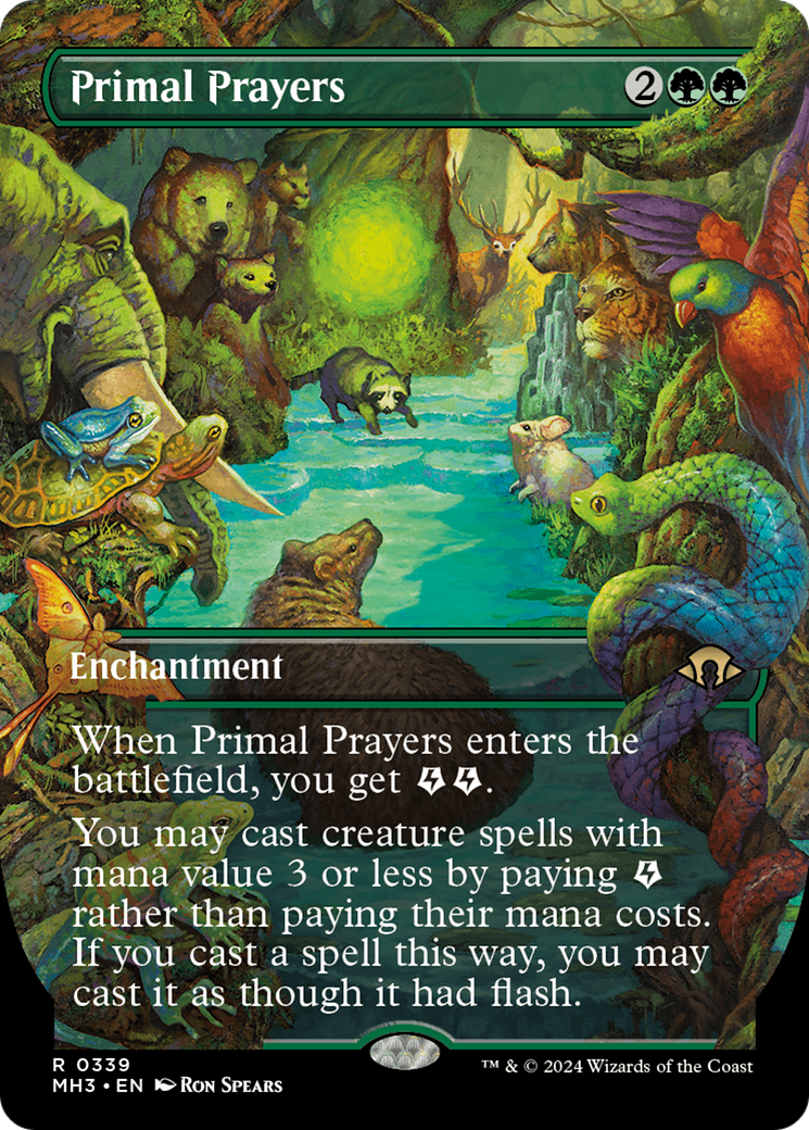 Primal Prayers (Borderless) [Modern Horizons 3] - Destination Retro