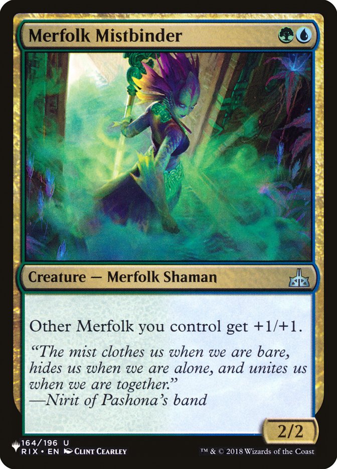 Merfolk Mistbinder [The List] - Destination Retro