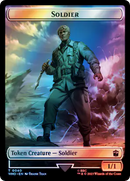 Soldier // Alien Insect Double-Sided Token (Surge Foil) [Doctor Who Tokens] - Destination Retro