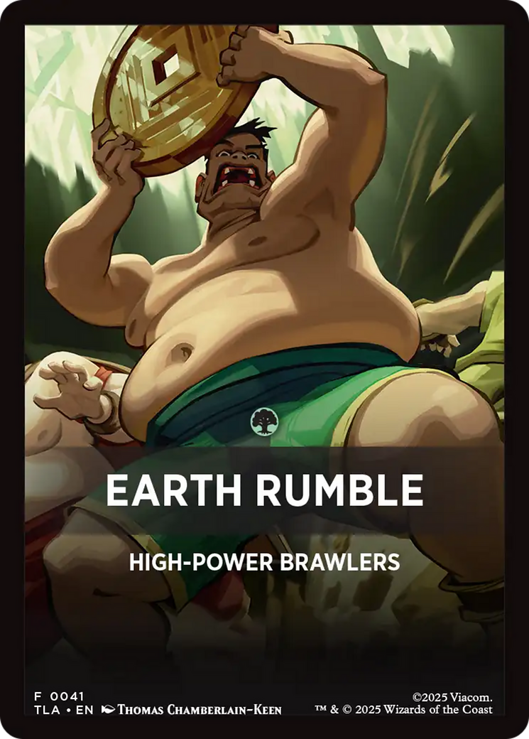 Earth Rumble Theme Card [Avatar: The Last Airbender Tokens] - Destination Retro