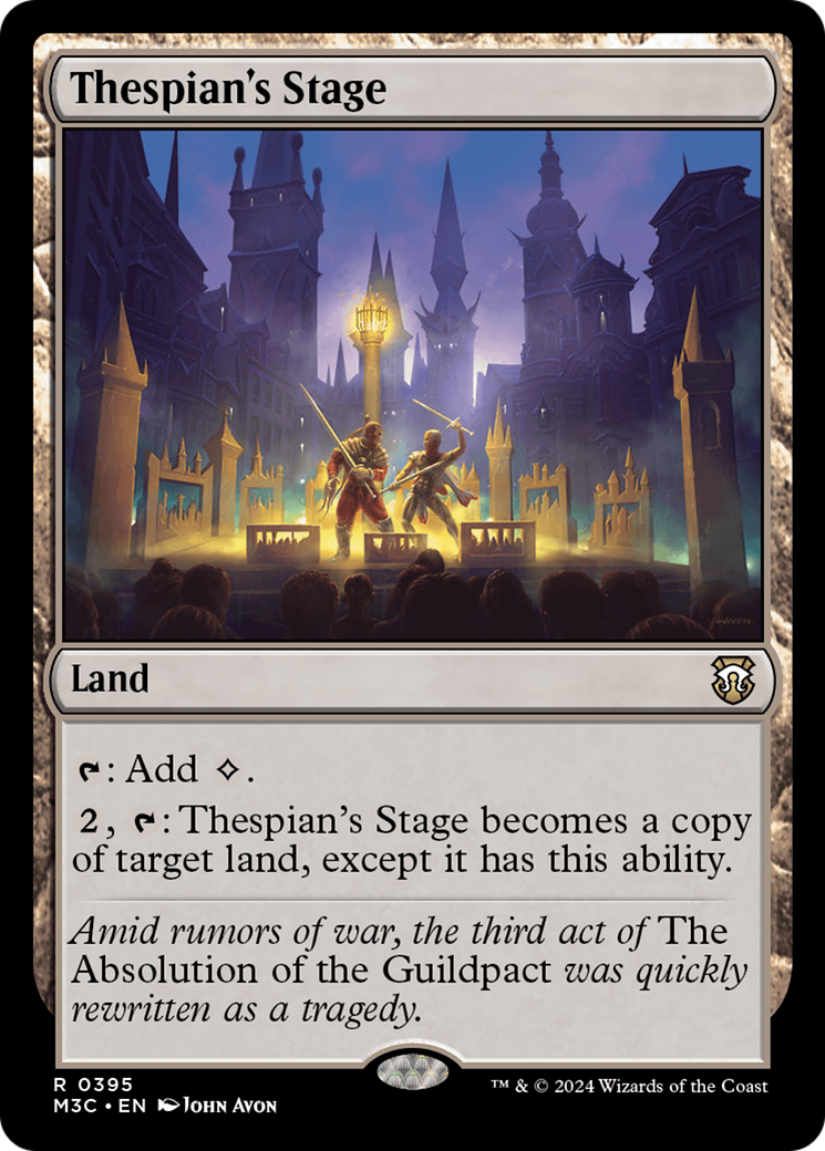 Thespian's Stage (Ripple Foil) [Modern Horizons 3 Commander] - Destination Retro