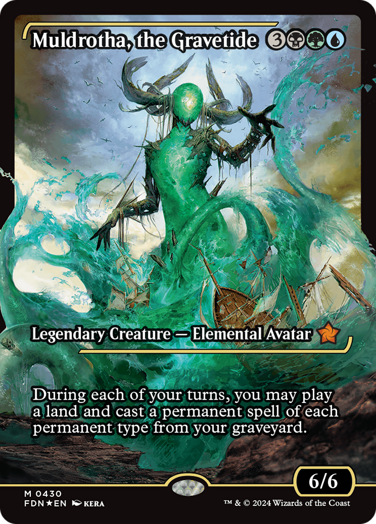Muldrotha, the Gravetide (Showcase) [Foundations] - Destination Retro