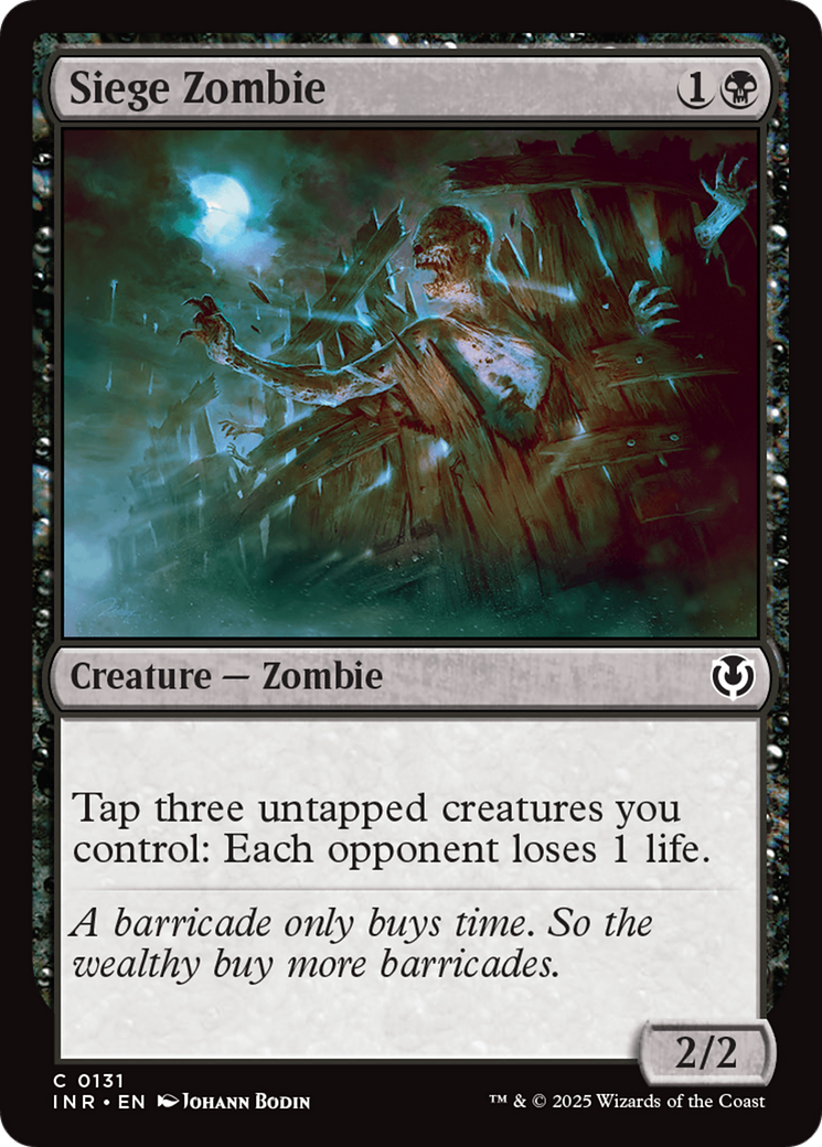 Siege Zombie [Innistrad Remastered] - Destination Retro