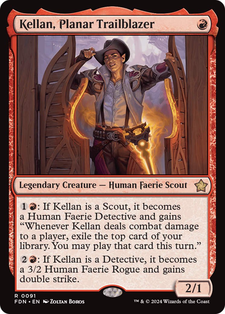 Kellan, Planar Trailblazer [Foundations] - Destination Retro
