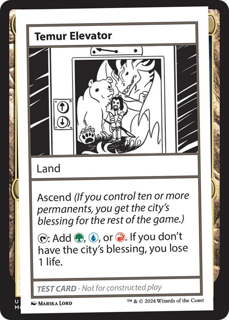 Temur Elevator [Mystery Booster 2 Playtest Cards] - Destination Retro