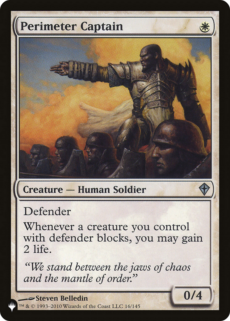 Perimeter Captain [The List] - Destination Retro