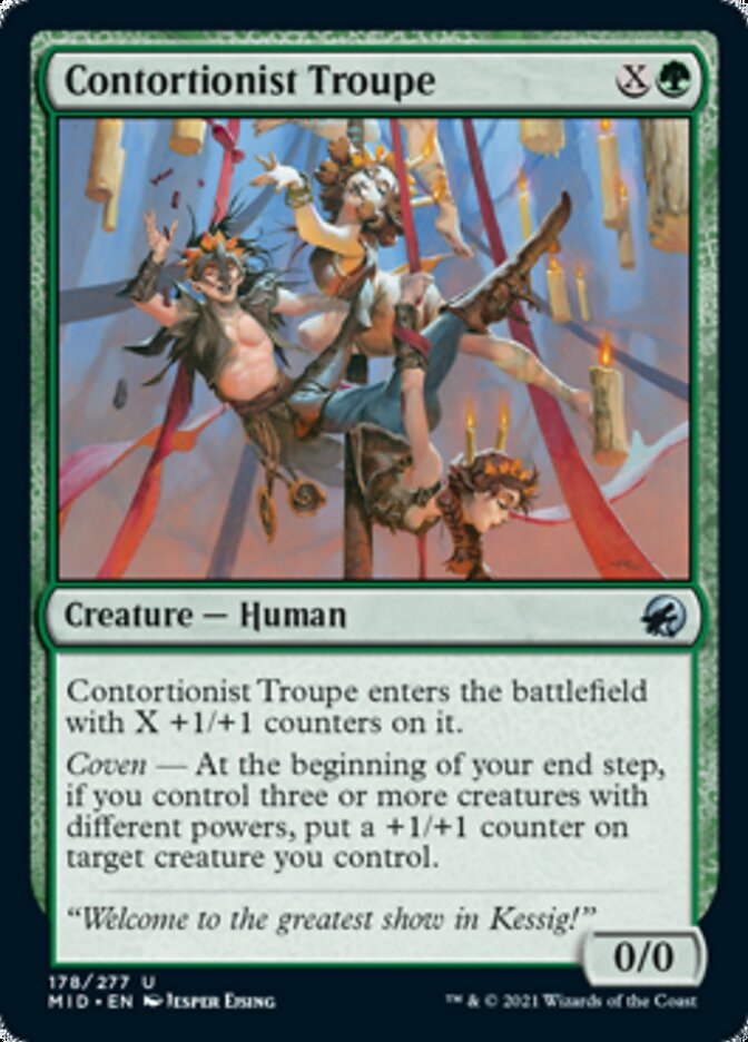 Contortionist Troupe [Innistrad: Midnight Hunt] - Destination Retro