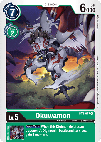 Okuwamon [BT1-077] [Release Special Booster Ver.1.0] - Destination Retro