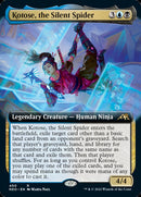 Kotose, the Silent Spider (Extended Art) [Kamigawa: Neon Dynasty] - Destination Retro