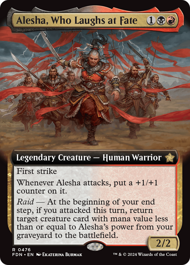 Alesha, Who Laughs at Fate (Extended Art) [Foundations] - Destination Retro