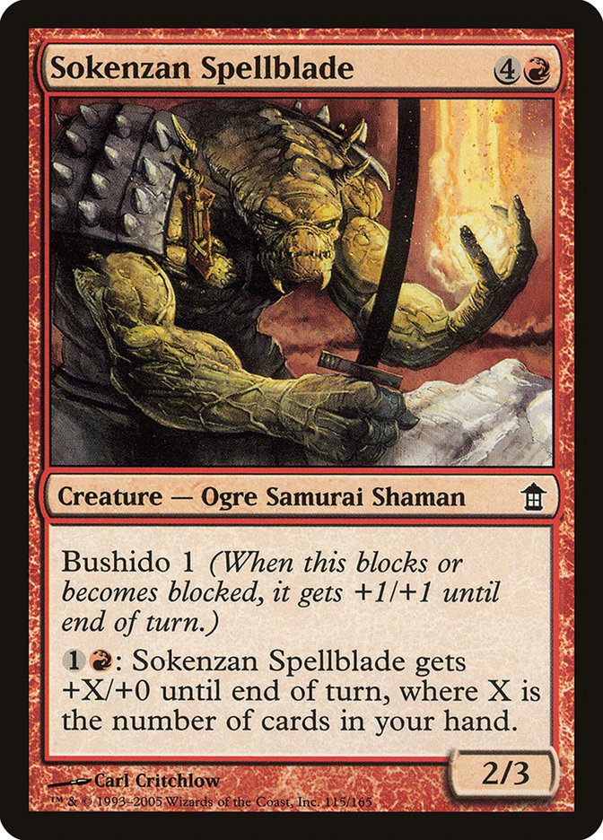 Sokenzan Spellblade [Saviors of Kamigawa] - Destination Retro