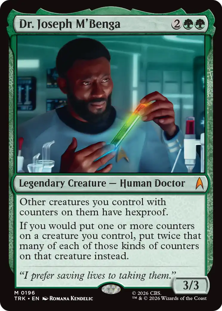 Dr. Joseph M'Benga [Star Trek] - Destination Retro