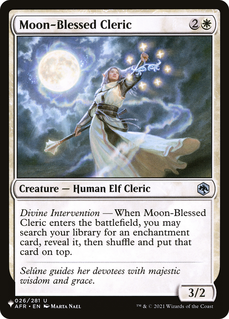 Moon-Blessed Cleric [The List] - Destination Retro