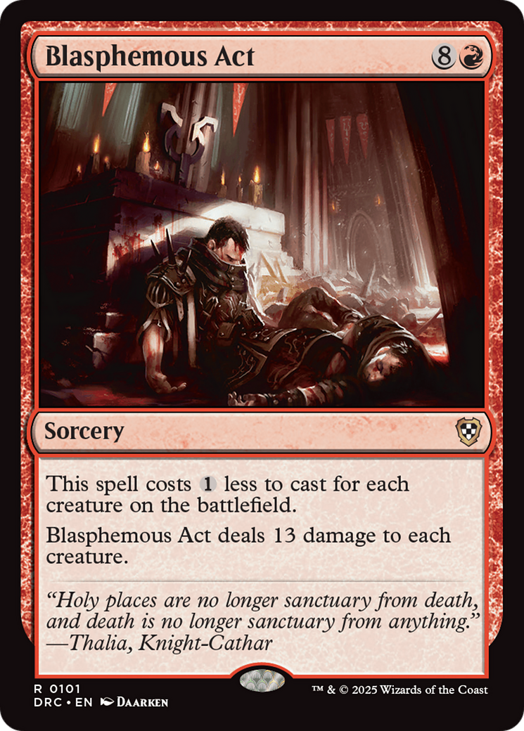 Blasphemous Act [Aetherdrift Commander] - Destination Retro