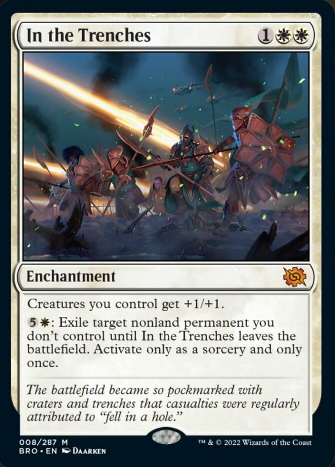 In the Trenches (Promo Pack) [The Brothers' War Promos] - Destination Retro