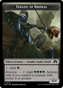 Fanatic of Rhonas // Energy Reserve Double-Sided Token [Modern Horizons 3 Tokens] - Destination Retro