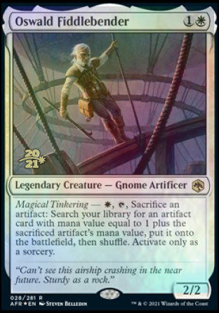 Oswald Fiddlebender [Dungeons & Dragons: Adventures in the Forgotten Realms Prerelease Promos] - Destination Retro