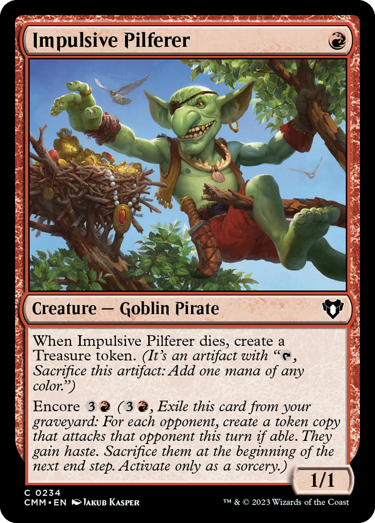 Impulsive Pilferer [Commander Masters] - Destination Retro