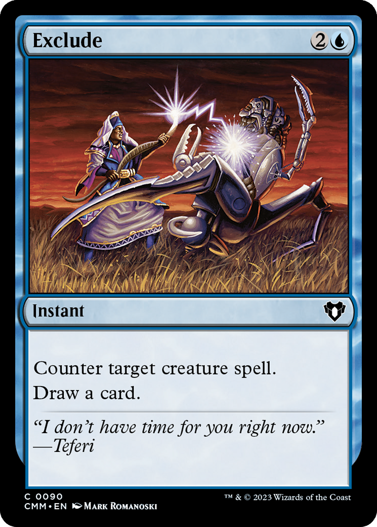 Exclude [Commander Masters] - Destination Retro