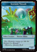 Spider // Illusion Villain Double-Sided Token [Marvel's Spider-Man Tokens] - Destination Retro