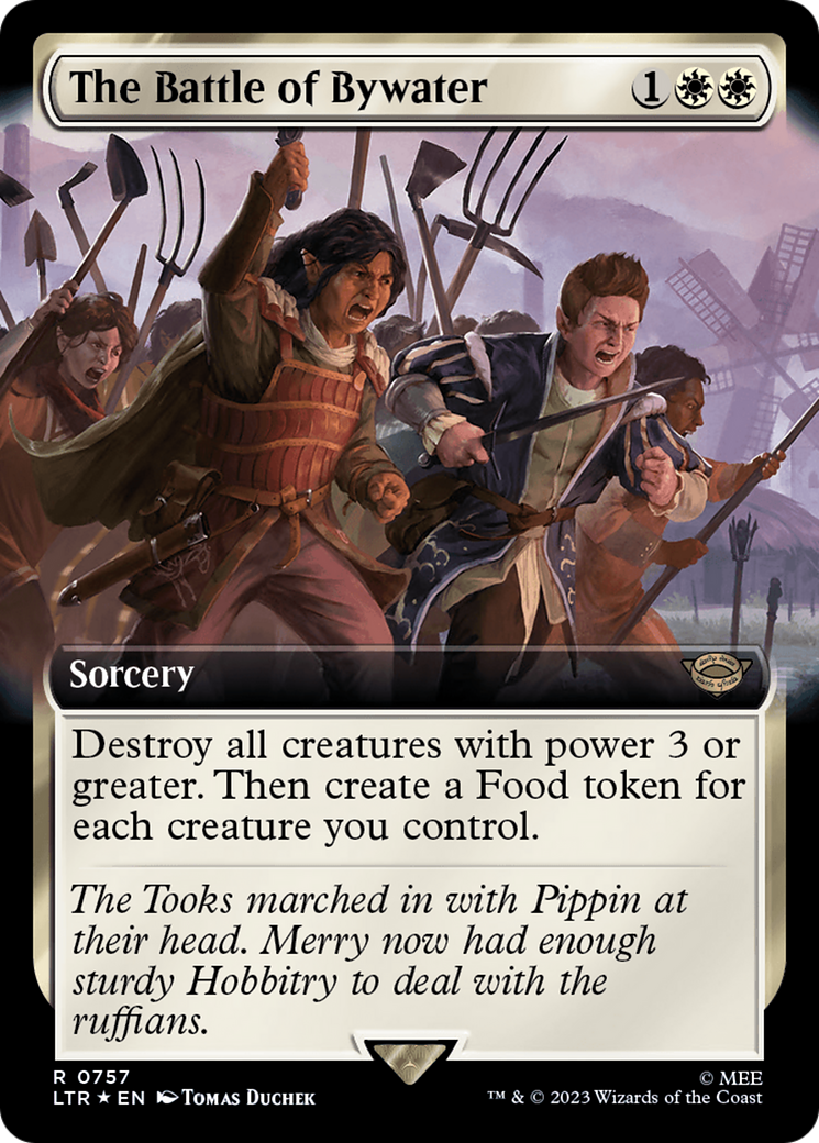 The Battle of Bywater (Extended Art) (Surge Foil) [The Lord of the Rings: Tales of Middle-Earth] - Destination Retro