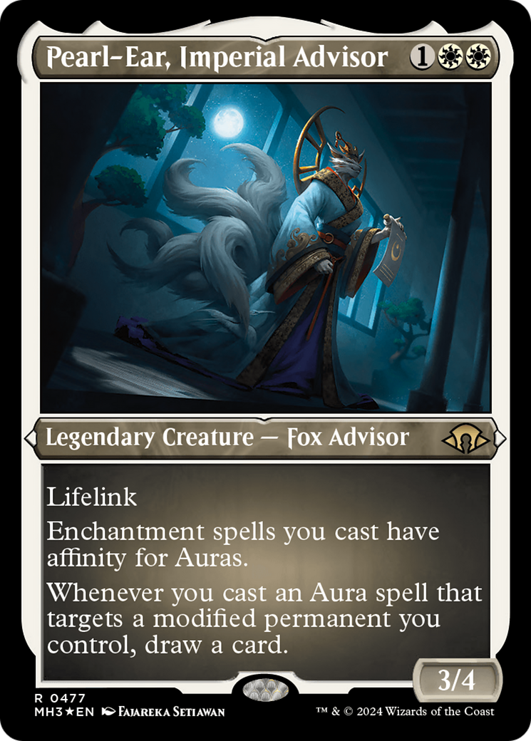 Pearl-Ear, Imperial Advisor (Foil Etched) [Modern Horizons 3] - Destination Retro