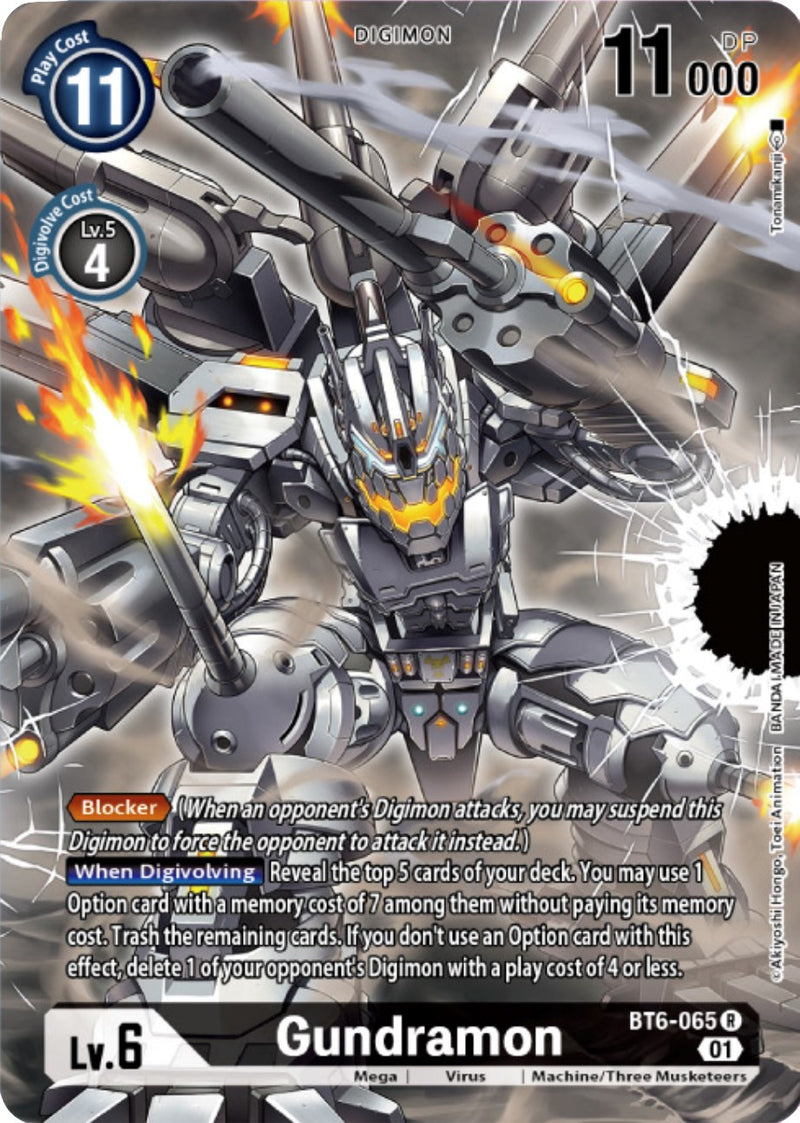 Gundramon [BT6-065] (Digimon Card Game Deck Box Set) [Double Diamond Promos] - Destination Retro