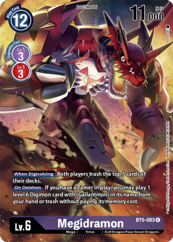 Megidramon [BT5-083] (Digimon Card Game Deck Box Set) [Battle of Omni Promos] - Destination Retro