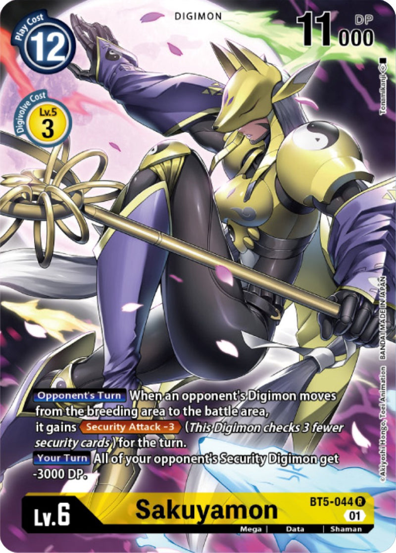 Sakuyamon [BT5-044] (Digimon Card Game Deck Box Set) [Battle of Omni Promos] - Destination Retro
