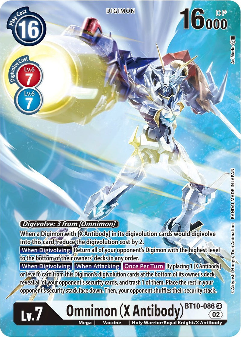 Omnimon (X Antibody) [BT10-086] (Alternate Art) [Xros Encounter] - Destination Retro