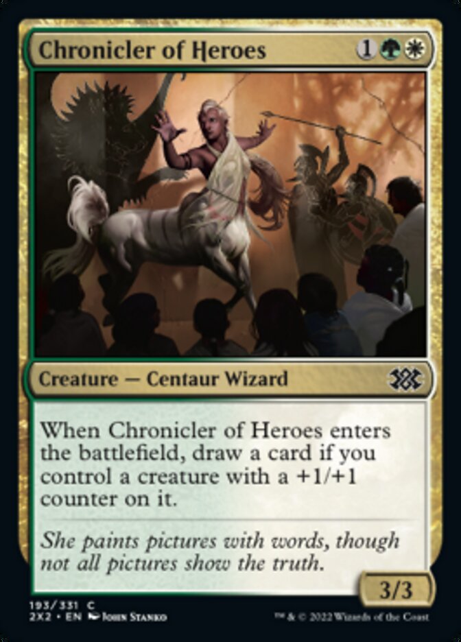 Chronicler of Heroes [Double Masters 2022] - Destination Retro