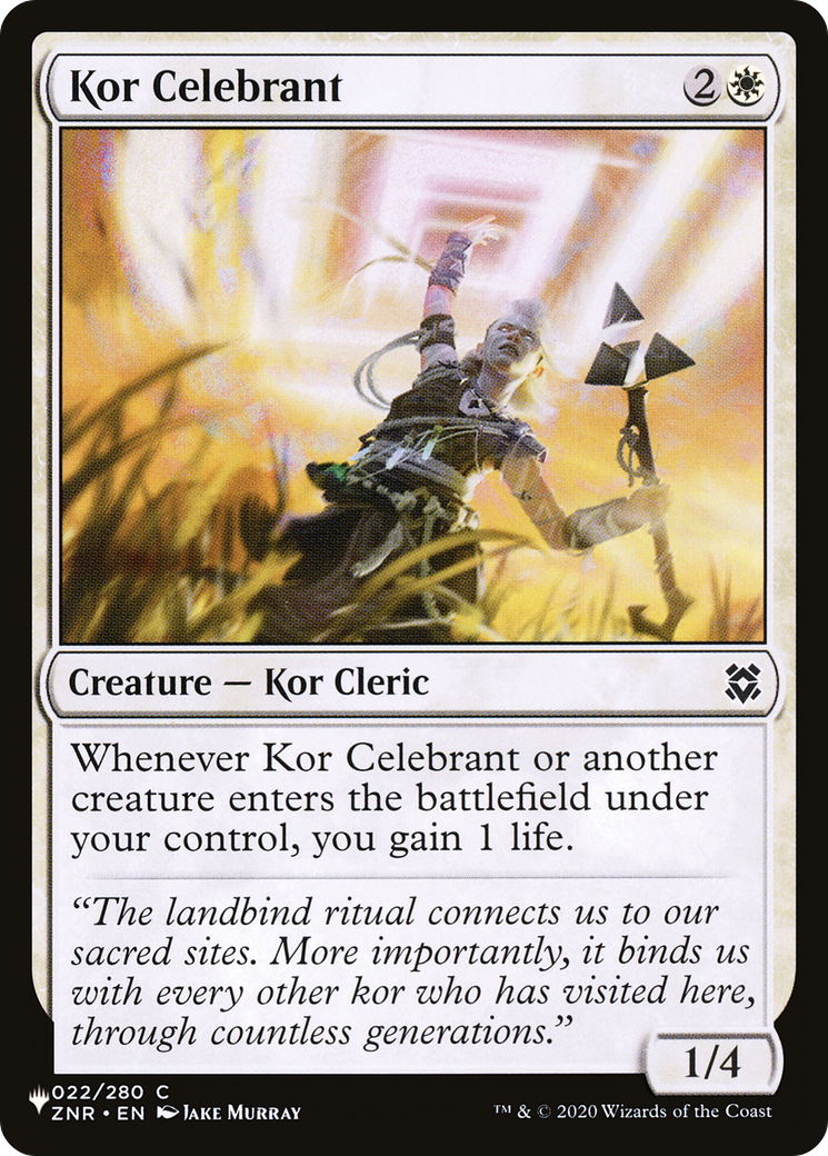Kor Celebrant [The List] - Destination Retro