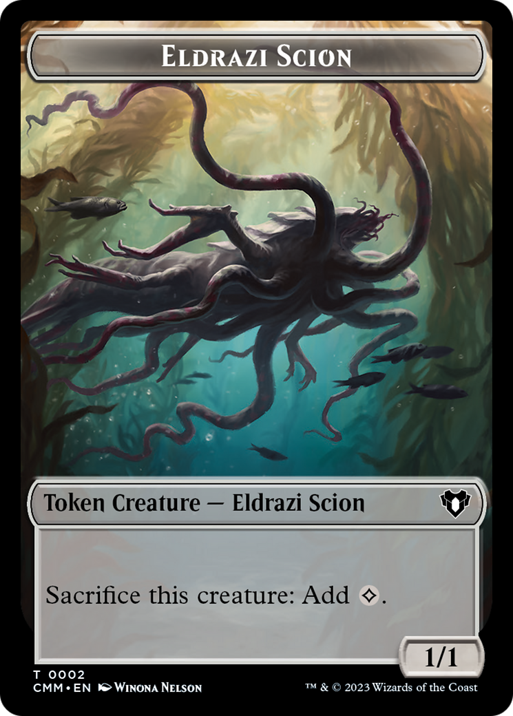 Eldrazi Scion // Myr Double-Sided Token [Commander Masters Tokens] - Destination Retro