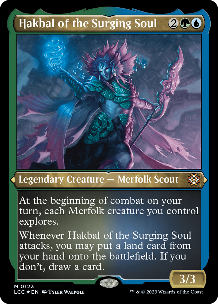 Hakbal of the Surging Soul (Display Commander) [The Lost Caverns of Ixalan Commander] - Destination Retro