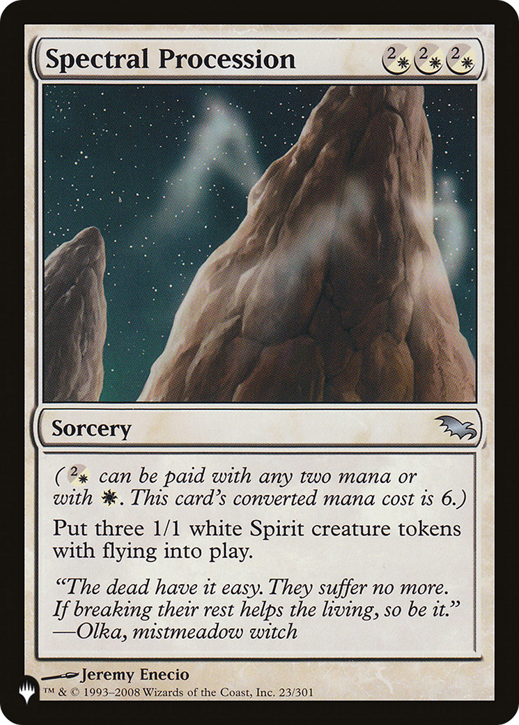 Spectral Procession [The List] - Destination Retro