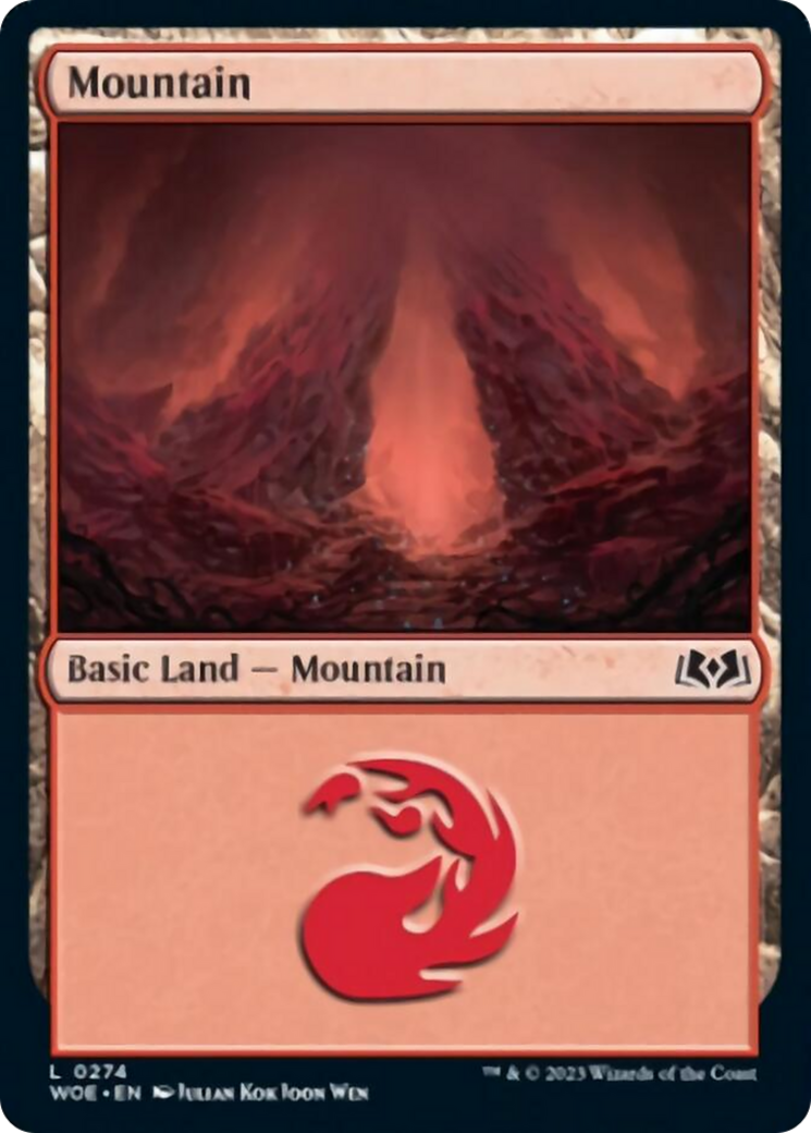 Mountain (0274) [Wilds of Eldraine] - Destination Retro
