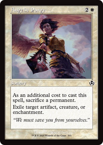 Angelic Purge (Retro Frame) [Innistrad Remastered] - Destination Retro