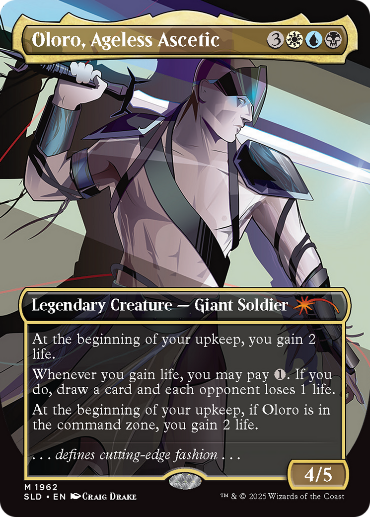 Oloro, Ageless Ascetic (Rainbow Foil) [Secret Lair Drop Series] - Destination Retro