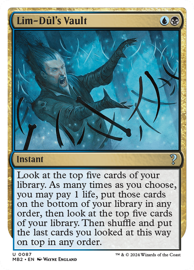 Lim-Dul's Vault (White Border) [Mystery Booster 2] - Destination Retro