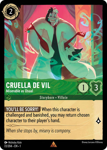Cruella de Vil - Miserable as Usual (72/204) [The First Chapter] - Destination Retro