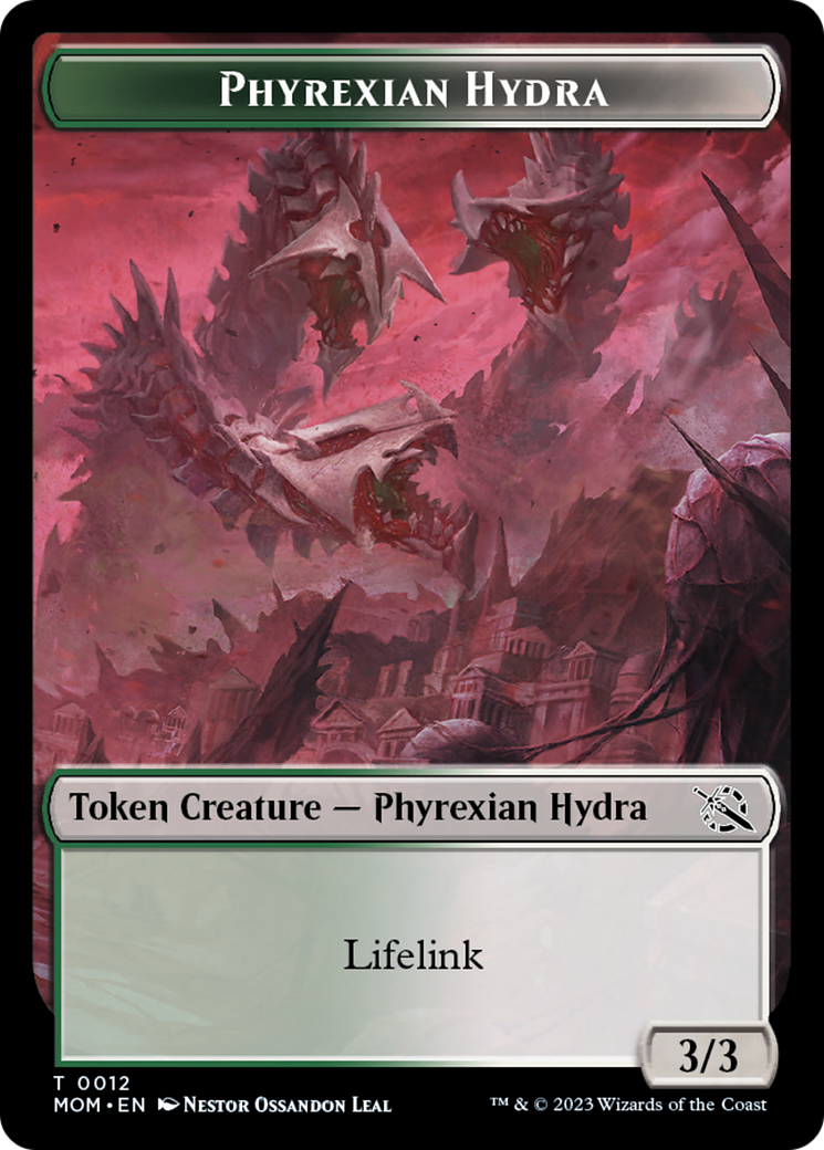 Phyrexian Hydra Token (12) [March of the Machine Tokens] - Destination Retro