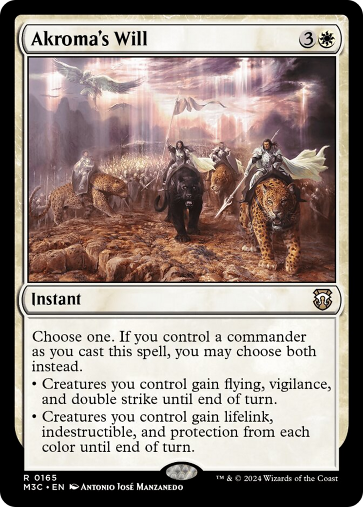 Akroma's Will [Modern Horizons 3 Commander] - Destination Retro