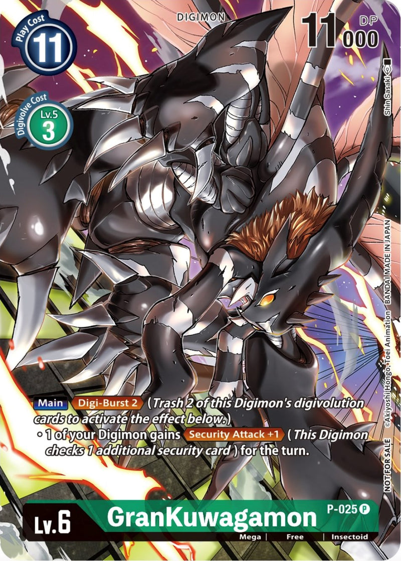 GranKuwagamon [P-025] (Winner Pack Across Time) [Promotional Cards] - Destination Retro