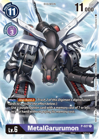 MetalGarurumon [P-027] (Winner Pack Across Time) [Promotional Cards] - Destination Retro
