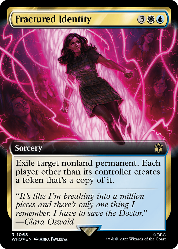 Fractured Identity (Extended Art) (Surge Foil) [Doctor Who] - Destination Retro