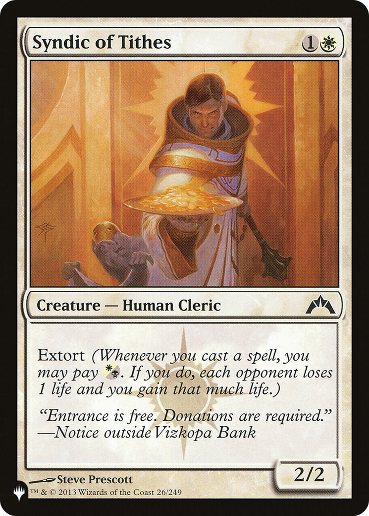 Syndic of Tithes [The List] - Destination Retro