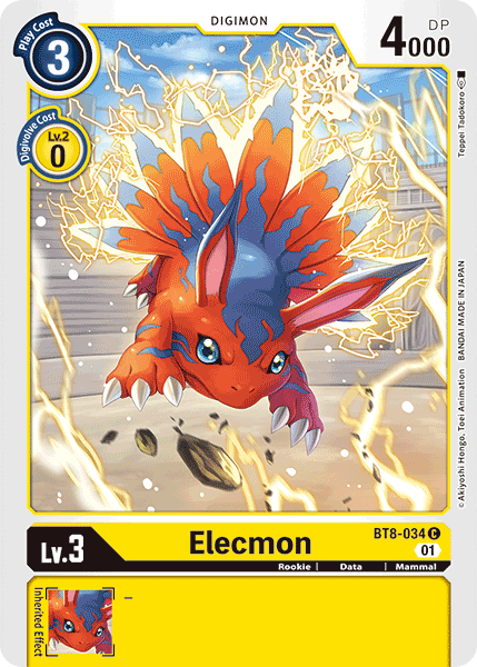 Elecmon [BT8-034] [New Awakening] - Destination Retro