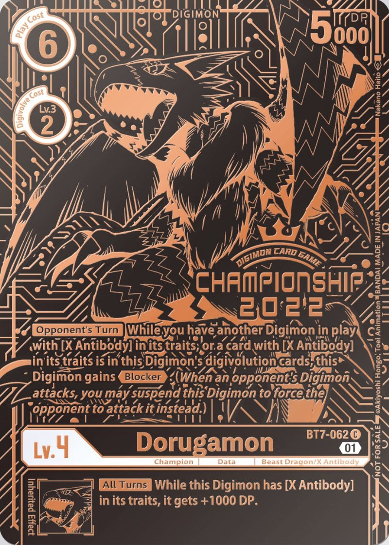 Dorugamon [BT7-062] (2022 Championship Finals 3rd Place) [Next Adventure Promos] - Destination Retro
