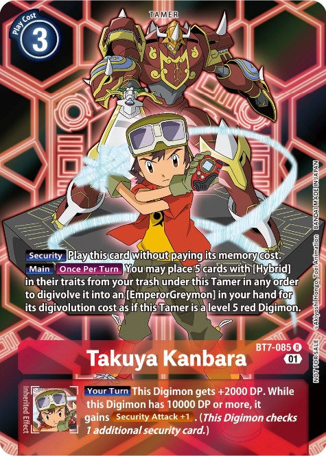 Takuya Kanbara [BT7-085] (D-Scanner Alternate Art) [Next Adventure Promos] - Destination Retro